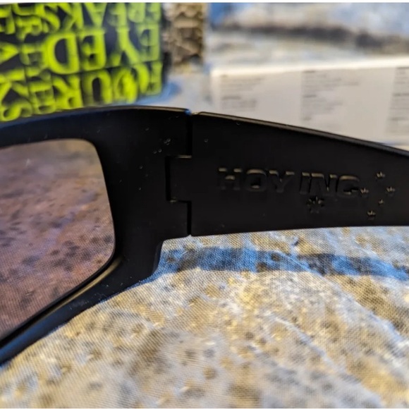 Electric HOY Sunglasses Matte Black Frame, Grey/Green 580 Pro Lenses NWT - Picture 6 of 6